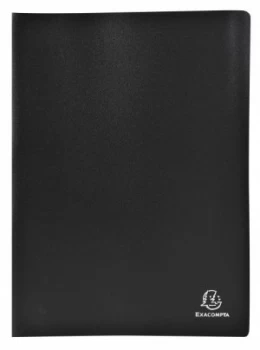 Image of Exacompta Display Book Soft Eco PP A4 20 Pockets Black