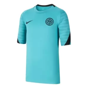Image of 2021-2022 Inter Milan Training Shirt (Turbo Green) - Kids