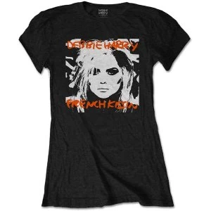 Image of Debbie Harry - French Kissin' Womens Large T-Shirt - Black