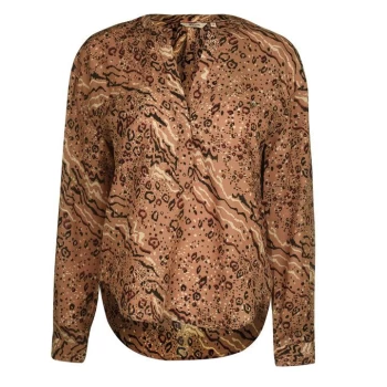 Salsa Sevilla Long Sleeve Shirt - Brown