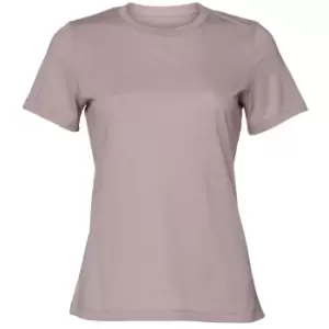 image of Bella + Canvas Womens/Ladies Heather Jersey Relaxed Fit T-Shirt (S) (Pink Gravel)