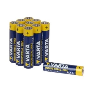 Image of Varta Industrial AAA Alkaline Batteries Pack of 10