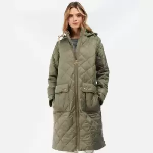 Image of Barbour International Ecosse Quilt Shell Jacket - UK 12