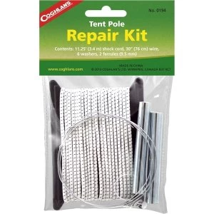 image of Coghlans Tent Pole Repair Kit Compact Field Repair Pack, White