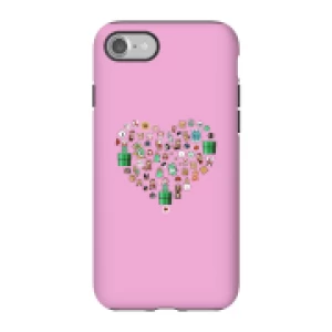 image of Pixel Sprites Heart Phone Case - iPhone 7 - Tough Case - Gloss