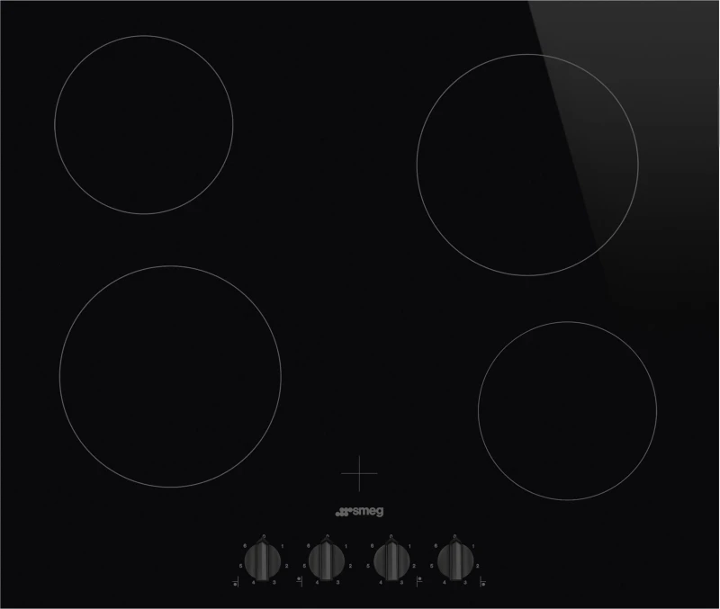 Image of Smeg Cucina SE364TDMB 60cm Ceramic Hob - Black