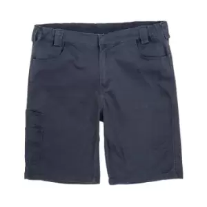Image of Result Mens Work-Guard Super Stretch Slim Chino Shorts (M) (Navy) - Navy