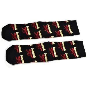 image of One Size Arsenal All Over Print Adult Socks 4 to 6 half