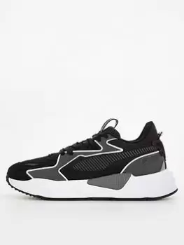 Image of Puma RS-Z Outline Trainers - Black/White, Size 11, Men