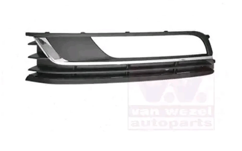 Image of VAN WEZEL 5740591 Bumper Grill Fitting Position: Left Front, with hole(s) for fog lights Ventilation Grille,bumper (244)
