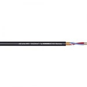 Image of Microphone cable 2 x 0.34 mm2 Black Sommer Cable