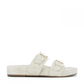 image of Dune Natural 'Loren' Mules - 3