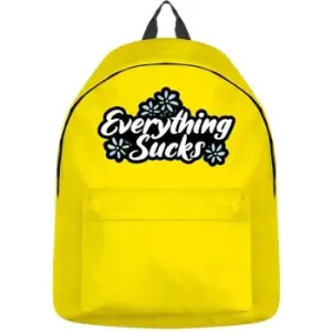 Image of Grindstore Everything Sucks Backpack (One Size) (Yellow) - Yellow
