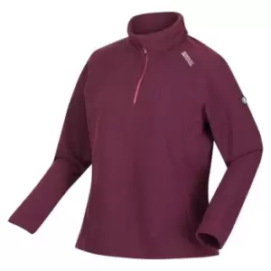 image of Regatta Womens Kenger II quarter Zip Fleece - AmaranthHaze