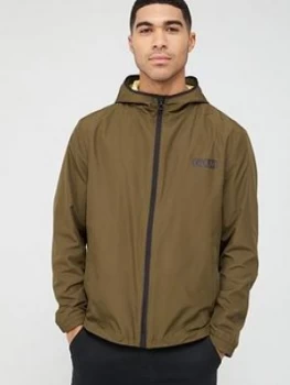 Image of Hugo Boss Ben 2021 Hooded Jacket Dark Beige Size L Men