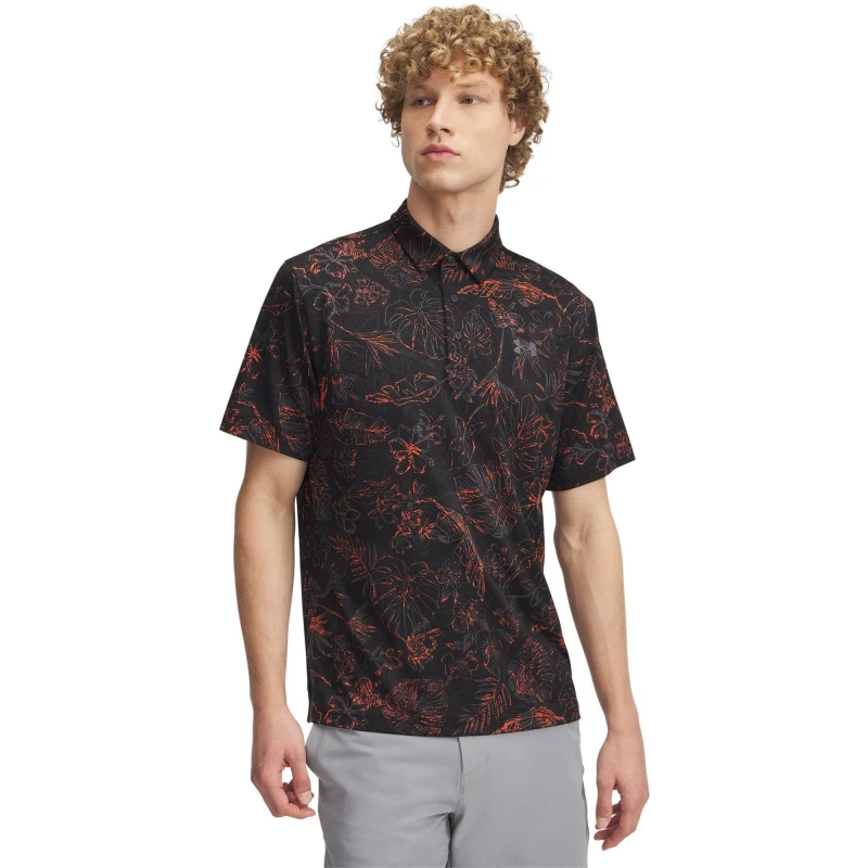 Image of Under Armour Mens Playoff Short-Sleeve Performance Polo Shirt Black male M