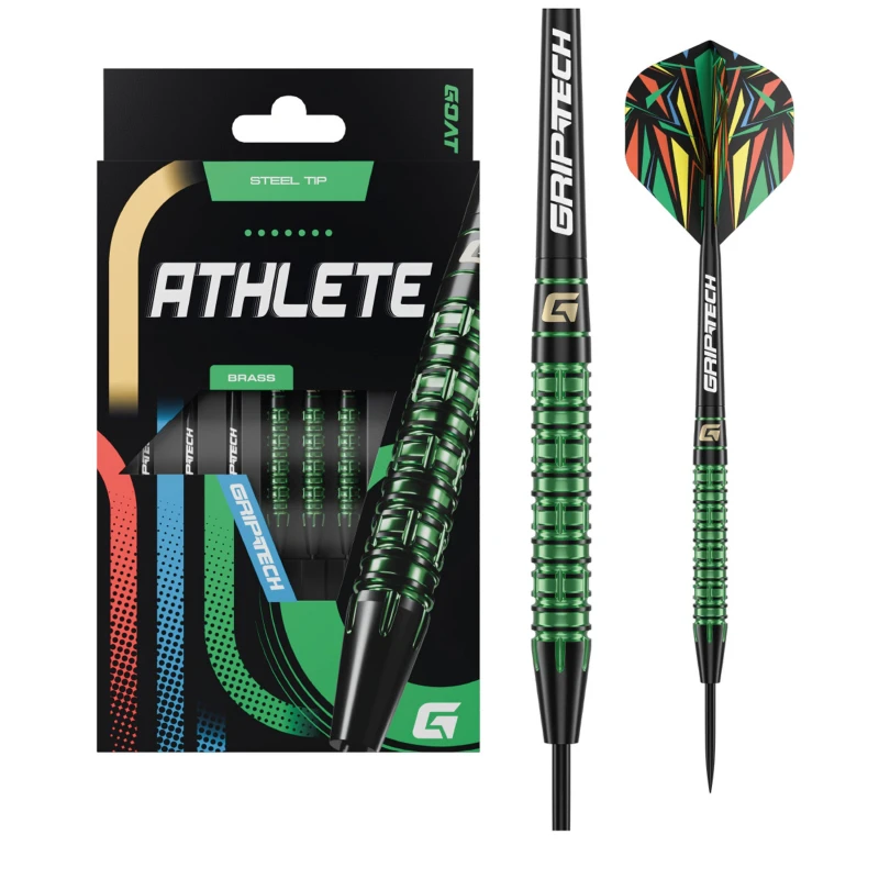Image of GOAT GOAT Athlete Steel Tip Darts Brass Range Green unisex 10g