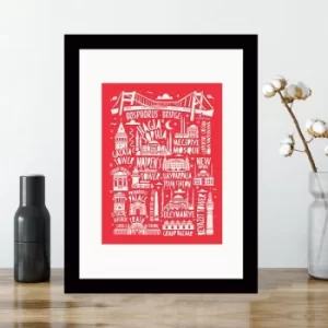 Image of SC349034474 Multicolor Decorative Framed MDF Painting