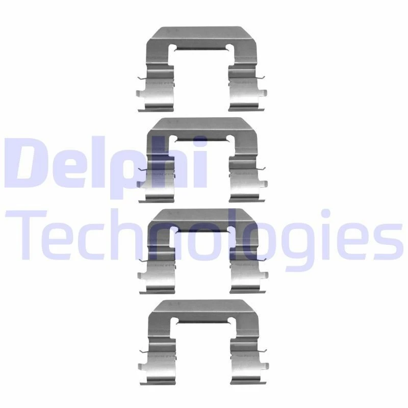 Image of DELPHI Brake pad fitting kit DELPHI LX0667