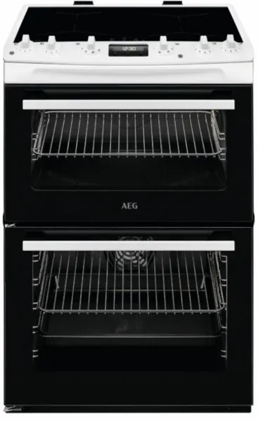 image of AEG 6000 SurroundCook CIX6540ACW 60cm Electric Cooker with - White - A Rated