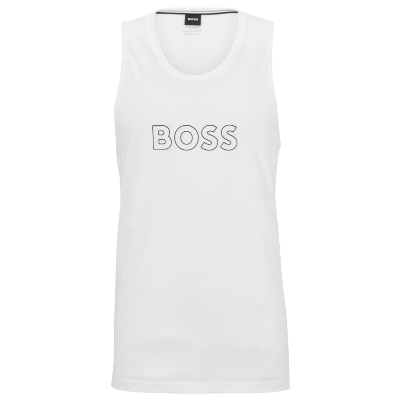 Image of Boss Beach Tank Top - White White S