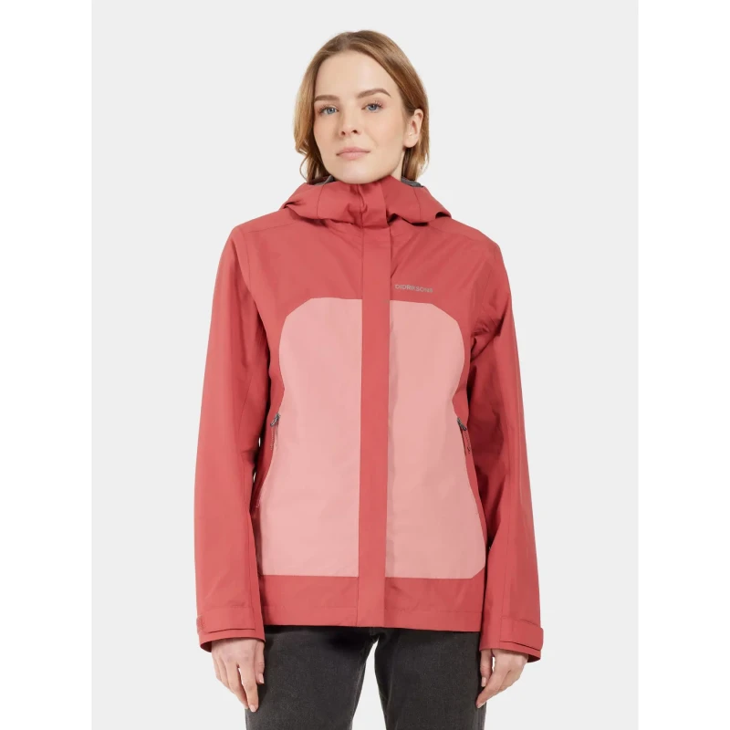 Image of Womens hooded jacket Didriksons Grit 3 Rose Female 40