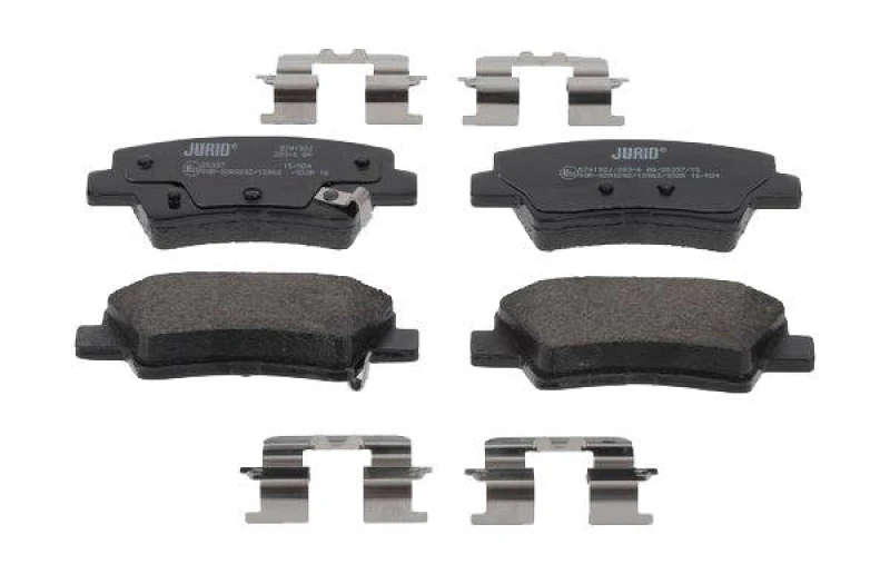 Image of JURID 574192J Brake pad set not prepared for wear warning indicator, without accessories Brake Pad Set,disc brake (402)