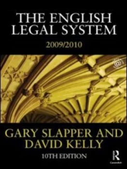 Image of The English Legal System by Gary Slapper Book