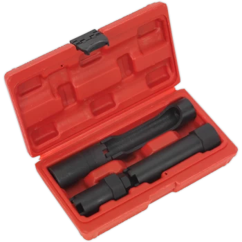Image of Sealey 4 Piece 1/2" Drive HGV Diesel Injector Socket Set 1/2"