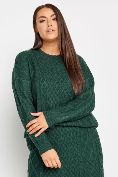 Image of Yours Mix Cable Jumper Green