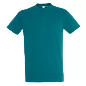 Image of SOLS Mens Regent Short Sleeve T-Shirt (S) (Duck Blue)