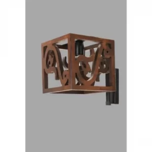 Image of Zora ceviz aplik Brown Wall Lamp