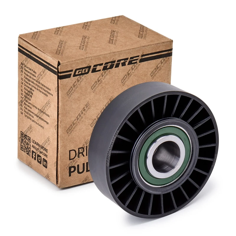 Image of goCORE GCC120010 Idler Pulley Deflection/Guide Pulley,v-ribbed belt (312)