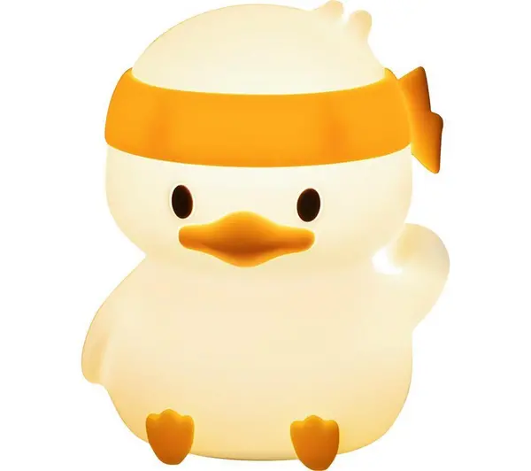 image of GROOV-E Cuties Elly Duck Kids Night Light - Multicolour