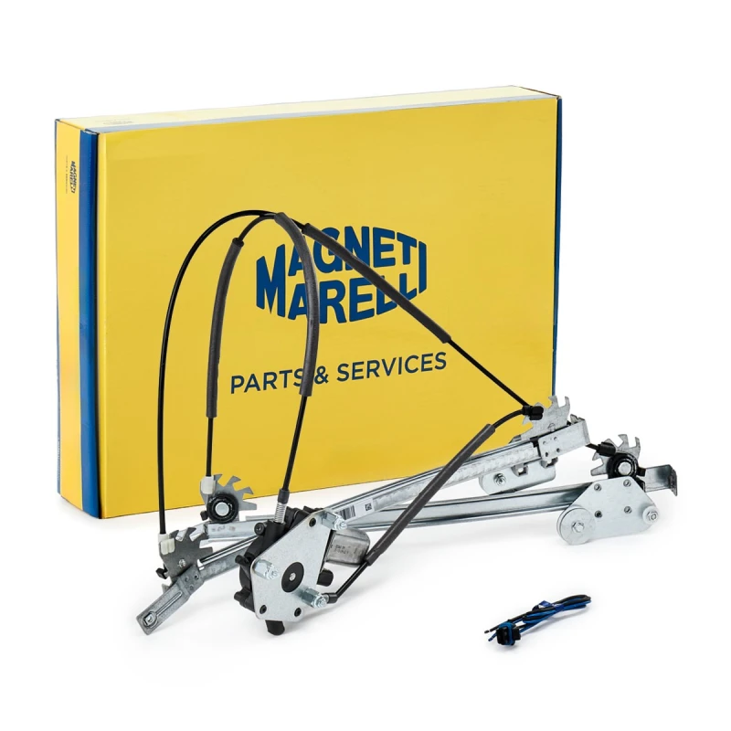 Image of MAGNETI MARELLI 350103846000 Window regulator Right Front, Operating Mode: Electric, with electric motor Window Winder (1561)