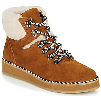 Image of Ippon Vintage RIDE LAND womens Mid Boots in Brown,4,6,6.5