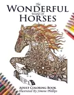 Image of wonderful world of horses horse adult coloring colouring book beautiful hor