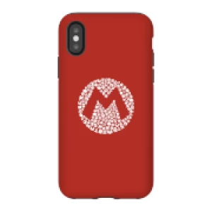 Image of Nintendo Super Mario Mario Items Logo Phone Case - iPhone X - Tough Case - Gloss