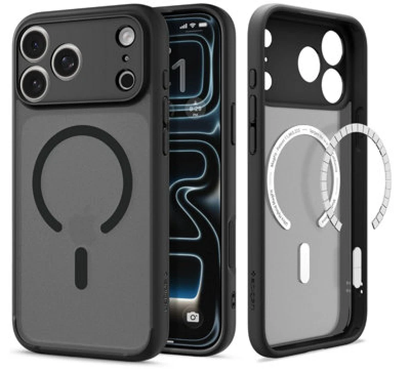 Image of Spigen Ultra Hybrid (MagFit) iPhone 17 Pro Case Frost Black