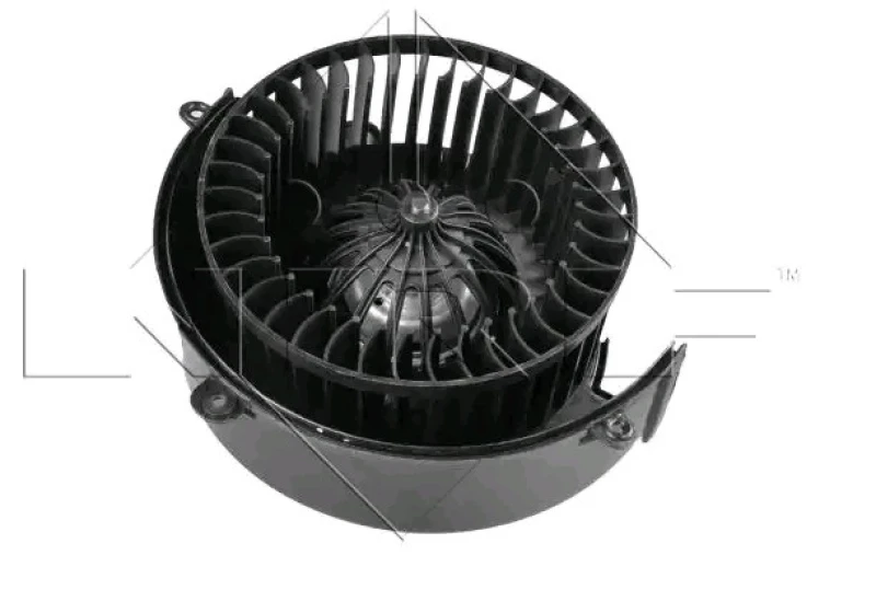 Image of NRF 34106 Blower Motor for left-hand drive vehicles, without integrated regulator Interior Blower (2669)