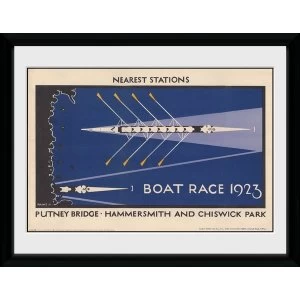 image of Transport For London Boat Race 12" x 16" Framed Collector Print