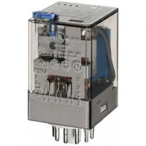 Image of Plug in relay 24 Vdc 10 A 3 change overs Finder 60