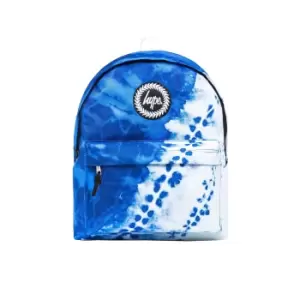 image of Hype Water Tie Dye Backpack (One Size) (Blue/White)