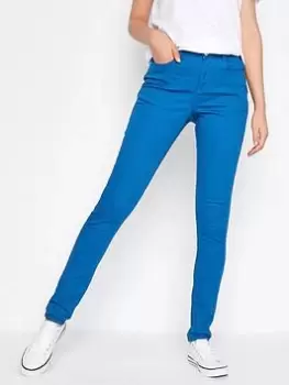 Long Tall Sally Cobalt/apple Ava Skinny Jean 36 Inch, Blue, Size 18, Women