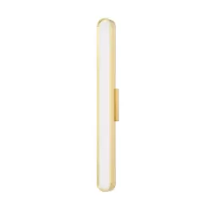 image of Starkey LED Medium Bath Bracket Brass, Glass, 2500K