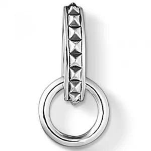 THOMAS SABO Silver Oxidised Single Charm Carrier X0249-637-21