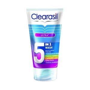 Image of Clearasil Ultra 5 in 1 Face Wash 150ml