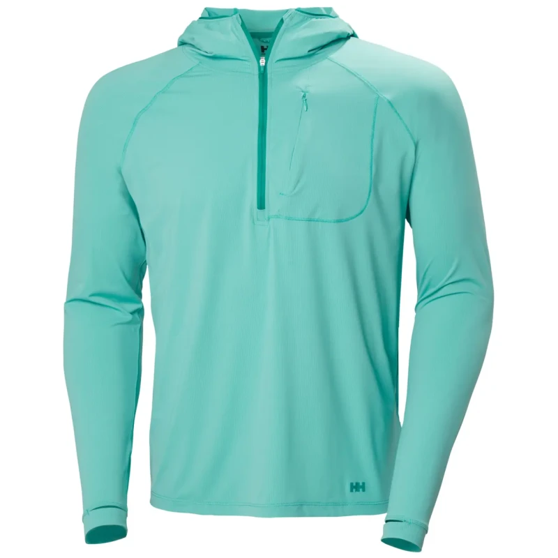 Image of Half-zip hoodie Helly Hansen Shine Solen Vert Male 2XL
