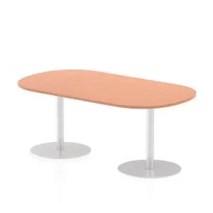 Image of Italia Poseur Boardroom Table 1800 Top 725 High Beech