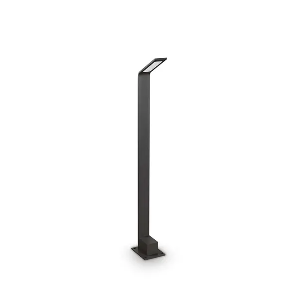 image of Agos Integrated LED Outdoor Tall Bollard Anthracite Grey 730Lm 4000K IP54